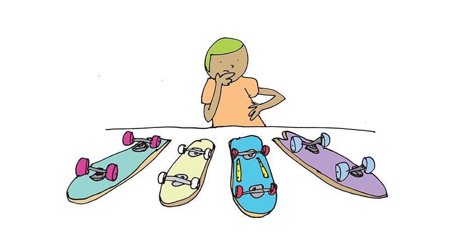 skateboard deck guide