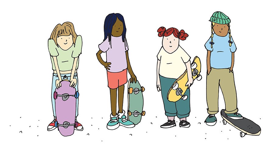 skateboards filles
