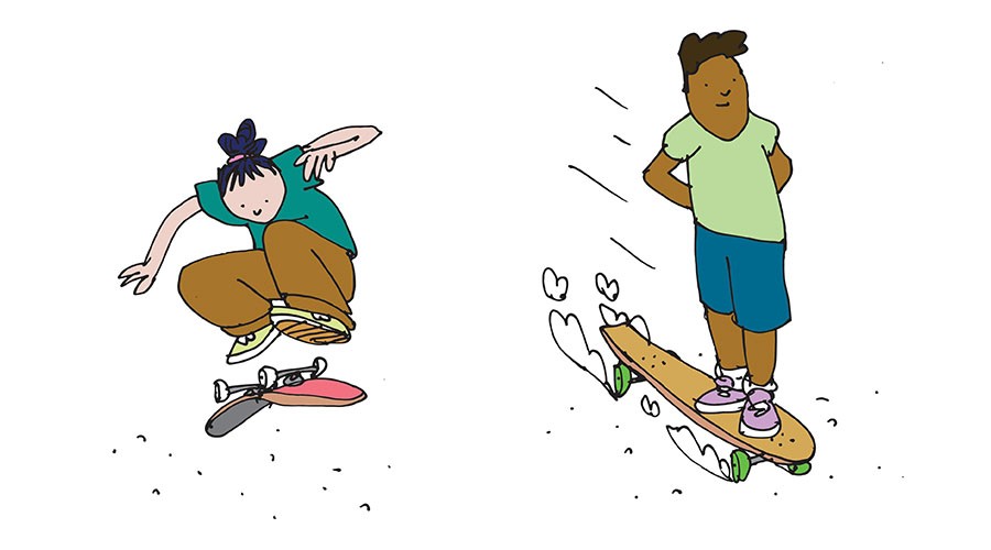 skateboarding styles