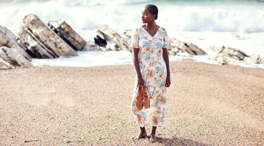 Robe longue de plage