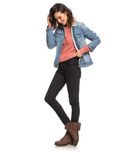 veste en jean en hiver
